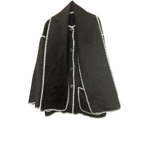 Quince Double-Faced Merino Wool Scarf Coat Women